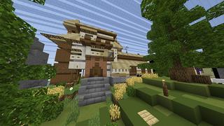 Screenshot of the Minecraft Bedrock Marketplace product Bottled World created by Odyssey Builds.