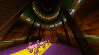 Screenshot of the Minecraft Bedrock Marketplace product Candy Castle created by Odyssey Builds.