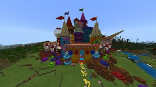 Screenshot of the Minecraft Bedrock Marketplace product Candy Castle created by Odyssey Builds.