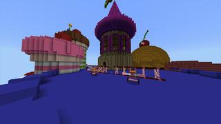 Screenshot of the Minecraft Bedrock Marketplace product Candy Castle created by Odyssey Builds.