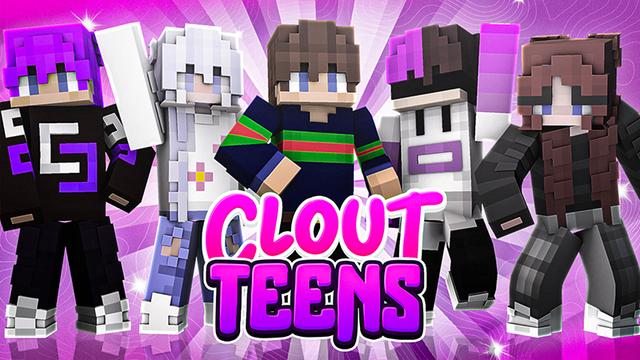 Thumbnail of the Minecraft Bedrock Marketplace product Clout Teens created by Odyssey Builds.