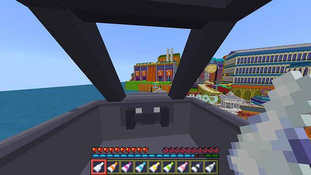 Screenshot of the Minecraft Bedrock Marketplace product Color City Mashup created by Odyssey Builds.