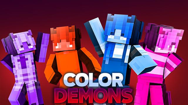 Thumbnail of the Minecraft Bedrock Marketplace product Color Demons created by Odyssey Builds.