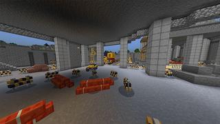 Screenshot of the Minecraft Bedrock Marketplace product Construction Site created by Odyssey Builds.