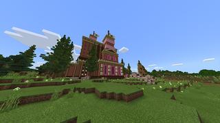 Screenshot of the Minecraft Bedrock Marketplace product Cookie Castle created by Odyssey Builds.