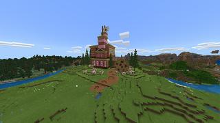 Screenshot of the Minecraft Bedrock Marketplace product Cookie Castle created by Odyssey Builds.
