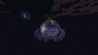 Screenshot of the Minecraft Bedrock Marketplace product Cosmic Planets created by Odyssey Builds.