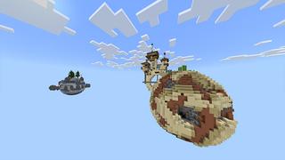 Screenshot of the Minecraft Bedrock Marketplace product Cosmic Planets created by Odyssey Builds.