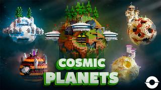 Thumbnail of the Minecraft Bedrock Marketplace product Cosmic Planets created by Odyssey Builds.