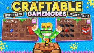 Thumbnail of the Minecraft Bedrock Marketplace product Craftable Gamemodes created by Odyssey Builds.