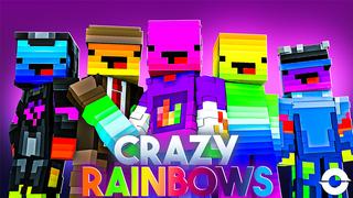 Thumbnail of the Minecraft Bedrock Marketplace product Crazy Rainbows created by Odyssey Builds.