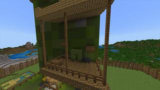 Screenshot of the Minecraft Bedrock Marketplace product Creeper Base created by Odyssey Builds.