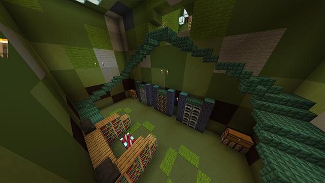 Screenshot of the Minecraft Bedrock Marketplace product Creeper Base created by Odyssey Builds.