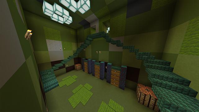 Screenshot of the Minecraft Bedrock Marketplace product Creeper Base created by Odyssey Builds.