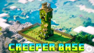 Thumbnail of the Minecraft Bedrock Marketplace product Creeper Base created by Odyssey Builds.