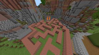 Screenshot of the Minecraft Bedrock Marketplace product Creeper Castle created by Odyssey Builds.