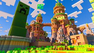 Thumbnail of the Minecraft Bedrock Marketplace product Creeper Castle created by Odyssey Builds.