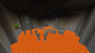 Screenshot of the Minecraft Bedrock Marketplace product Creeper Temple created by Odyssey Builds.