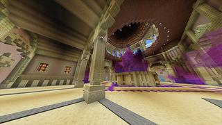 Screenshot of the Minecraft Bedrock Marketplace product Crystal Temple created by Odyssey Builds.