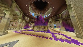 Screenshot of the Minecraft Bedrock Marketplace product Crystal Temple created by Odyssey Builds.