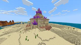 Screenshot of the Minecraft Bedrock Marketplace product Crystal Temple created by Odyssey Builds.