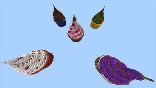 Screenshot of the Minecraft Bedrock Marketplace product Cupcake Skyblock created by Odyssey Builds.