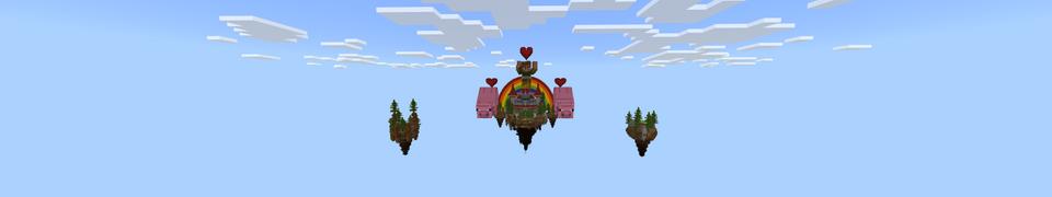 Panorama of the Minecraft Bedrock Marketplace product Cute Skyblock created by Odyssey Builds.