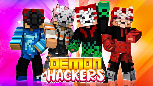 Thumbnail of the Minecraft Bedrock Marketplace product Demon Hackers created by Odyssey Builds.