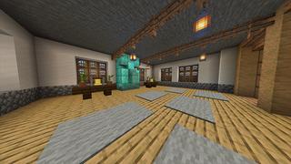 Screenshot of the Minecraft Bedrock Marketplace product Diamond Dojo created by Odyssey Builds.