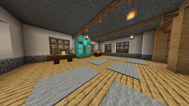 Screenshot of the Minecraft Bedrock Marketplace product Diamond Dojo created by Odyssey Builds.