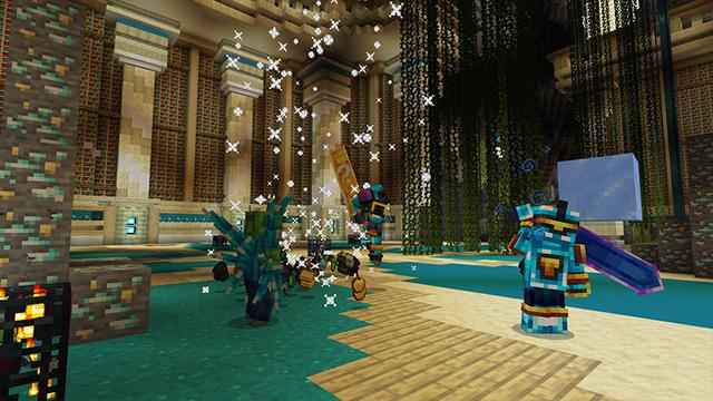 Screenshot of the Minecraft Bedrock Marketplace product Diamond Expansion created by Odyssey Builds.