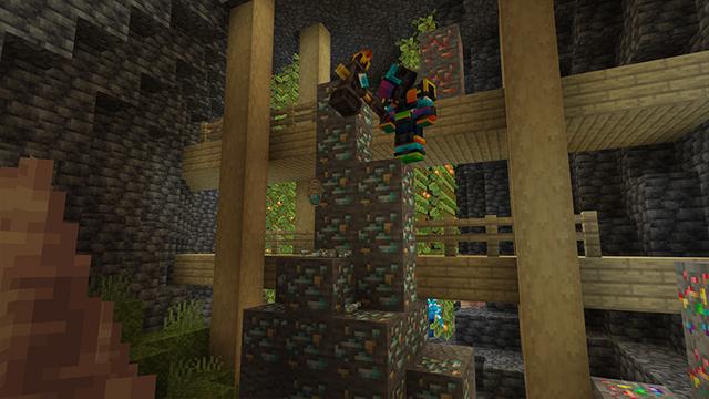 Screenshot of the Minecraft Bedrock Marketplace product Diamond Expansion created by Odyssey Builds.