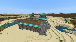Screenshot of the Minecraft Bedrock Marketplace product Diamond Fort created by Odyssey Builds.