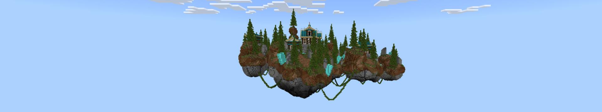 Panorama of the Minecraft Bedrock Marketplace product Diamond Kingdom created by Odyssey Builds.