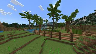 Screenshot of the Minecraft Bedrock Marketplace product Diamond Mansion created by Odyssey Builds.