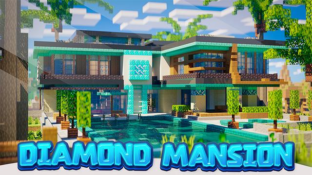 Thumbnail of the Minecraft Bedrock Marketplace product Mansão Diamante created by Odyssey Builds.