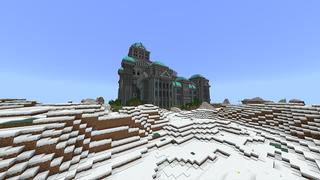 Screenshot of the Minecraft Bedrock Marketplace product Diamond Palace created by Odyssey Builds.