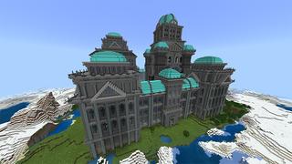 Screenshot of the Minecraft Bedrock Marketplace product Diamond Palace created by Odyssey Builds.