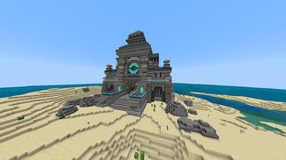 Screenshot of the Minecraft Bedrock Marketplace product Diamond Tomb created by Odyssey Builds.