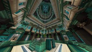 Screenshot of the Minecraft Bedrock Marketplace product Diamond Tower created by Odyssey Builds.