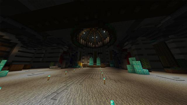 Screenshot of the Minecraft Bedrock Marketplace product Diamond Village created by Odyssey Builds.