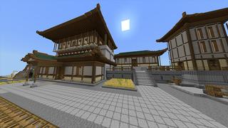 Screenshot of the Minecraft Bedrock Marketplace product Dojo Base created by Odyssey Builds.