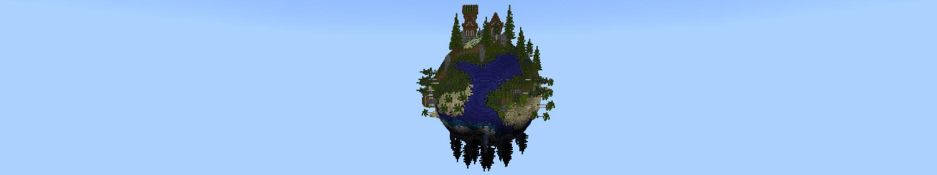 Panorama of the Minecraft Bedrock Marketplace product EarthBlock created by Odyssey Builds.