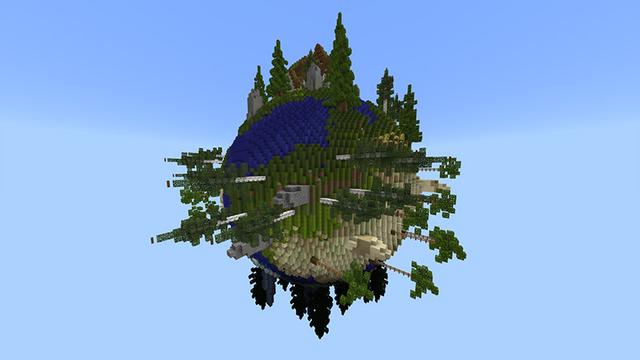 Screenshot of the Minecraft Bedrock Marketplace product EarthBlock created by Odyssey Builds.