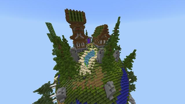 Screenshot of the Minecraft Bedrock Marketplace product EarthBlock created by Odyssey Builds.