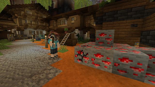 Screenshot of the Minecraft Bedrock Marketplace product Edible Ingots created by Odyssey Builds.