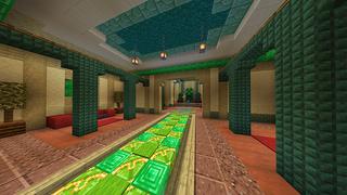 Screenshot of the Minecraft Bedrock Marketplace product Emerald Castle created by Odyssey Builds.