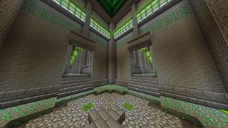 Screenshot of the Minecraft Bedrock Marketplace product Emerald Palace created by Odyssey Builds.