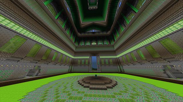 Screenshot of the Minecraft Bedrock Marketplace product Emerald Palace created by Odyssey Builds.