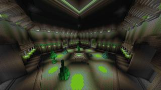 Screenshot of the Minecraft Bedrock Marketplace product Emerald Temple created by Odyssey Builds.